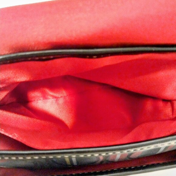 COACH #15477 Small Tartan Penny Flap Bag, Signature Plaid Fabric Patent Leather - Picture 5 of 7